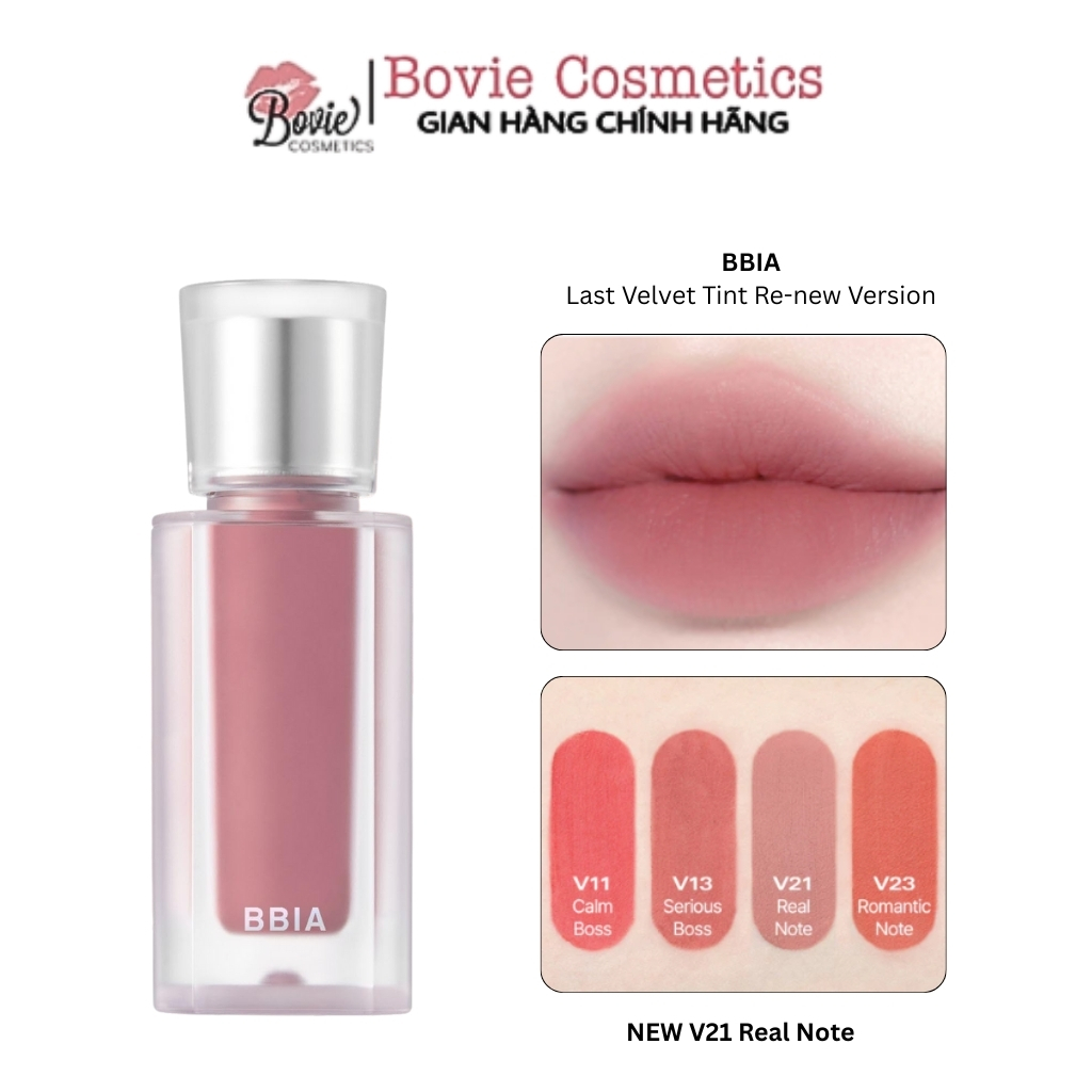 Son kem lì BBIA Last Velvet Tint ( Vỏ Mới )