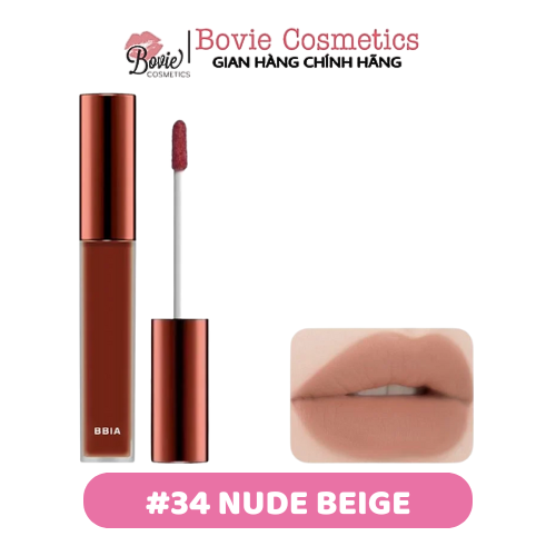 Son kem Bbia Last Velvet Lip Tint Full màu