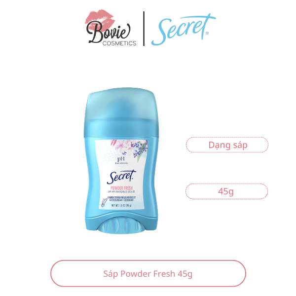 Sáp, Gel Ngăn tiết mồ hôi và Khử mùi Secret nhiều mùi hương