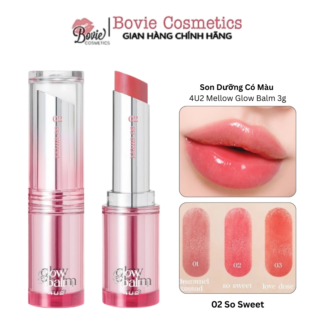 Son Dưỡng Có Màu 4U2 Mellow Glow Balm 3g