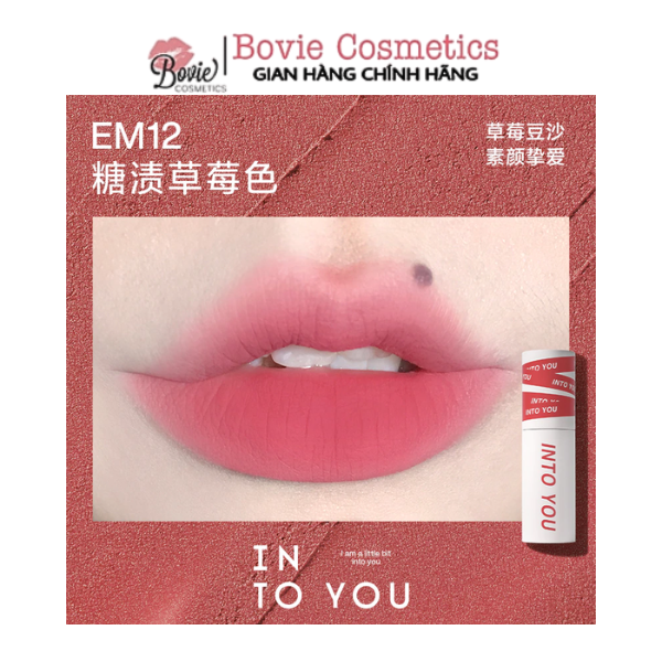 Son Kem Bùn & Má Hồng Mịn Môi Lâu Trôi Into You Shero Super Matte Lip & Cheek Mud 2g