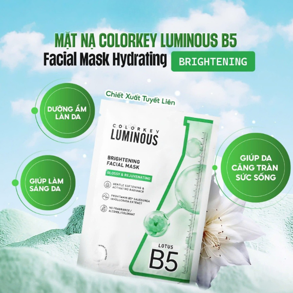 Mặt Nạ Colorkey Luminous B5 Facial Mask
