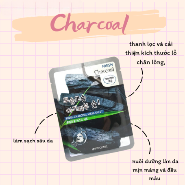Mặt Nạ Giấy Dưỡng Da 3W CLINIC Fresh Mask Sheet