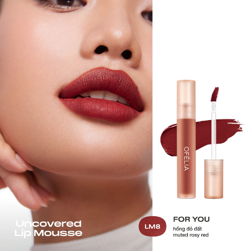 Son kem lì mịn OFÉLIA Uncovered Lip Mousse