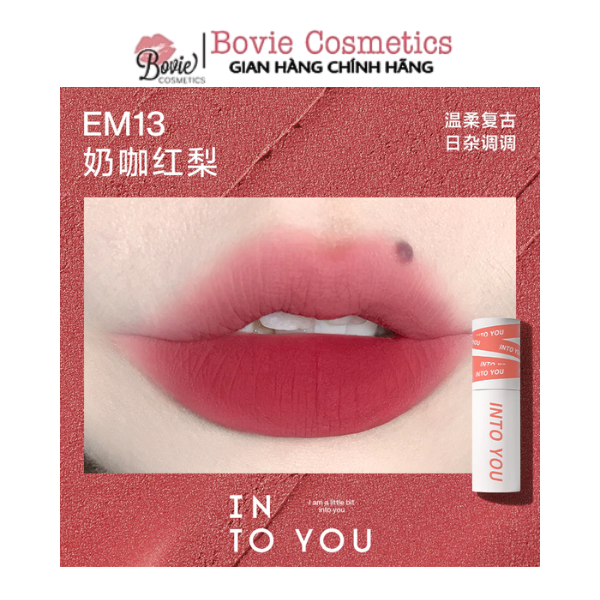 Son Kem Bùn & Má Hồng Mịn Môi Lâu Trôi Into You Shero Super Matte Lip & Cheek Mud 2g
