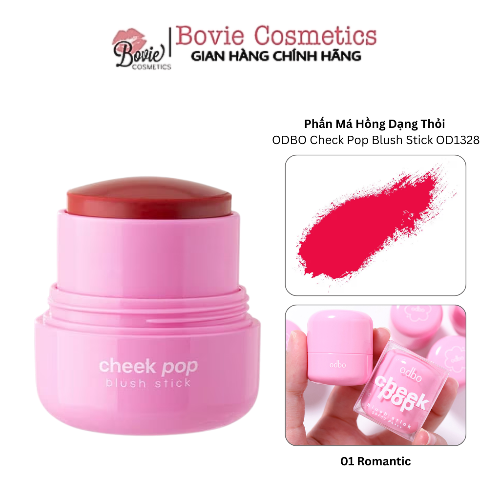 Phấn má hồng dạng thỏi odbo Cheek Pop Blush Stick OD1328