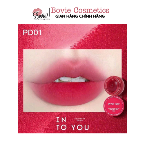 Son Kem Bùn Kiêm Má Hồng Dạng Hũ Into You Shero Super Matte Lip & Cheek Mud (Canned) 5g