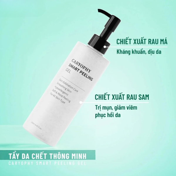 Tẩy Tế Bào Chết Thông Minh Ngăn Ngừa Mụn Caryophy Smart Peeling Gel 250ml