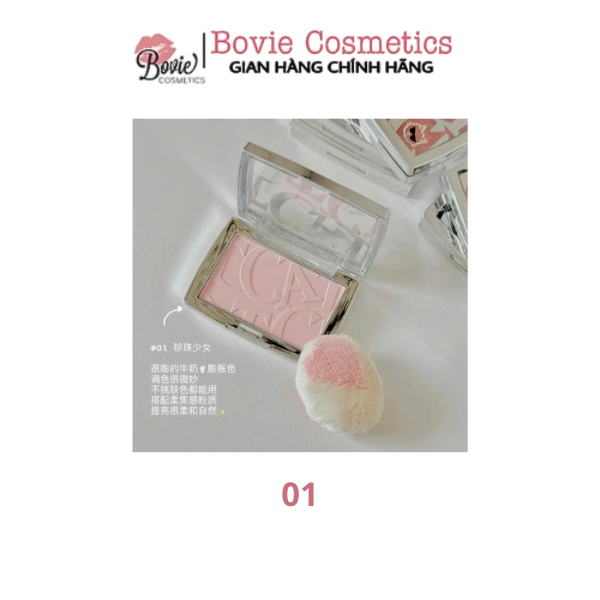 Phấn Má Hồng NEIYOU Đơn Sắc Một Màu Làm Sáng Khuôn Mặt Má Hồng Xanh Loose Powder Blush