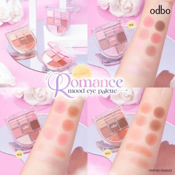 Bảng Phấn mắt 8 Ô Odbo Romance Mood Eye Palette OD2023
