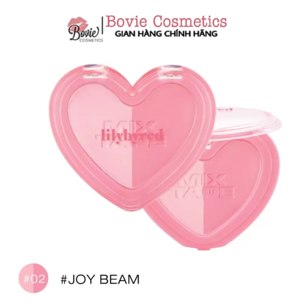 Phấn Má Hồng 2 Ô Màu LILYBYRED Luv Beam Cheek Duo