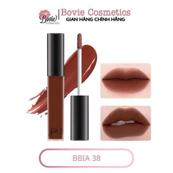(Vegan - 2023) Son kem lì Bbia Last Velvet Lip Tint Version 8 Full màu