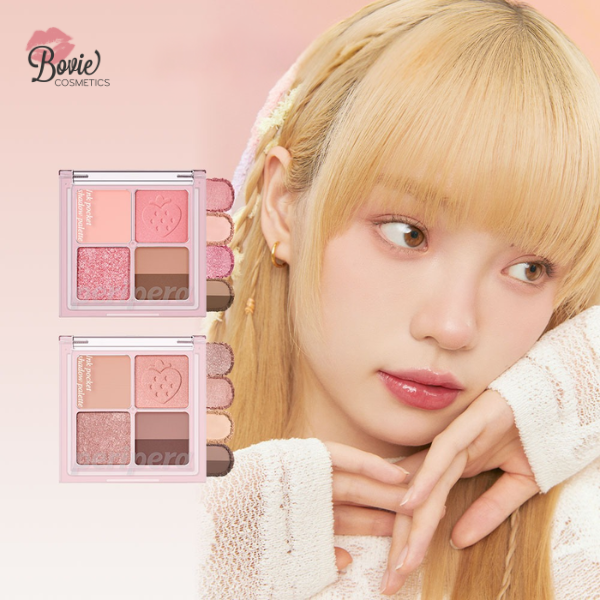 Bảng Phấn Mắt 4 Ô Peripera Ink Pocket Shadow Pallette (Soft Berry)