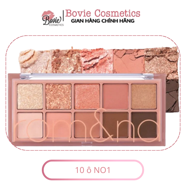 Bảng Phấn Mắt 10 Ô Siêu Lấp Lánh Romand Better Than Eye Palette