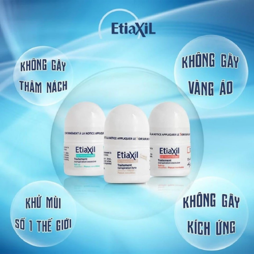 Lăn Khử Mùi Và Ngăn Mồ Hôi Chuyên Sâu Etiaxil 15ml