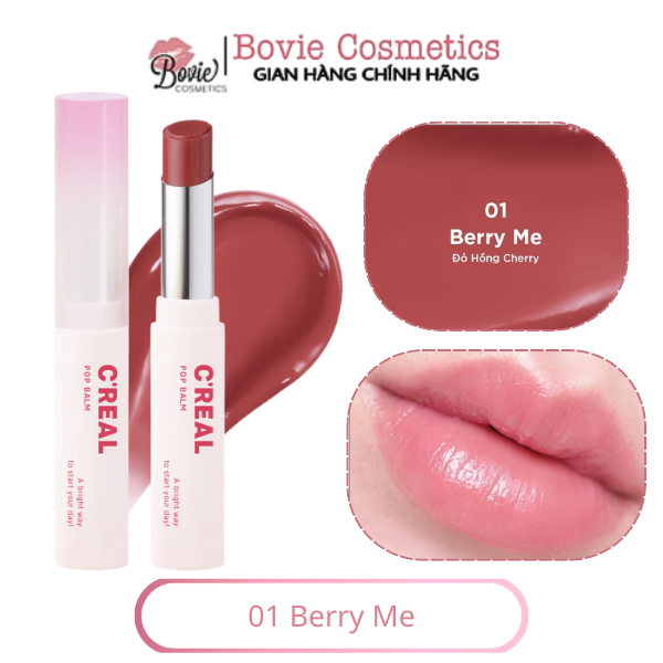 Son dưỡng môi có màu DEARMAY C'real Pop Balm