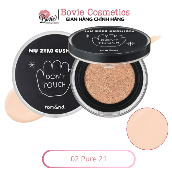 Phấn nước che phủ Romand x Inapsquare Nu Zero Cushion