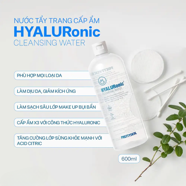 Nước Tẩy Trang Prettyskin Cho Da Nhạy Cảm, Da Treatment B5 Cleansing Water