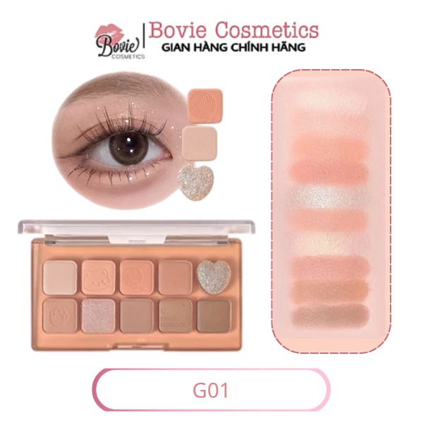 Bảng Phấn Mắt 10 Ô Gogo Tales Sweet Misty Eyeshadow Palette
