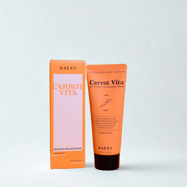 SỮA RỬA MẶT CÀ RỐT NAEXY CARROT VITA RECOVERY CLEANSING FOAM 100ML