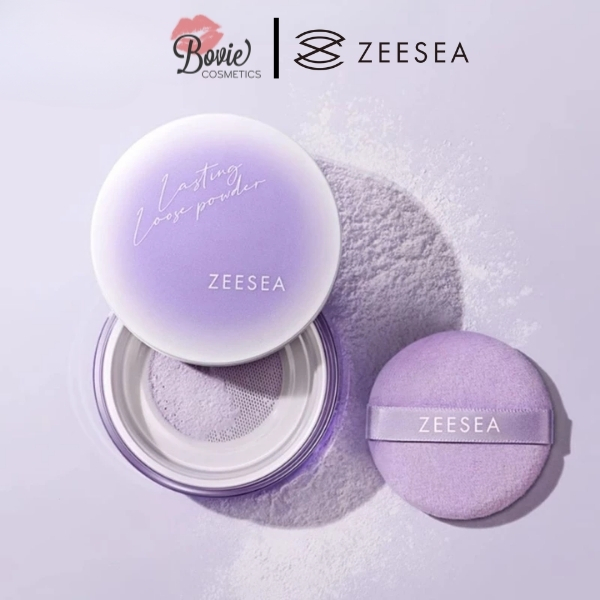 Phấn Phủ Dạng Bột ZEESEA Vỏ Tím Pastel Light And Soft Loose Powder