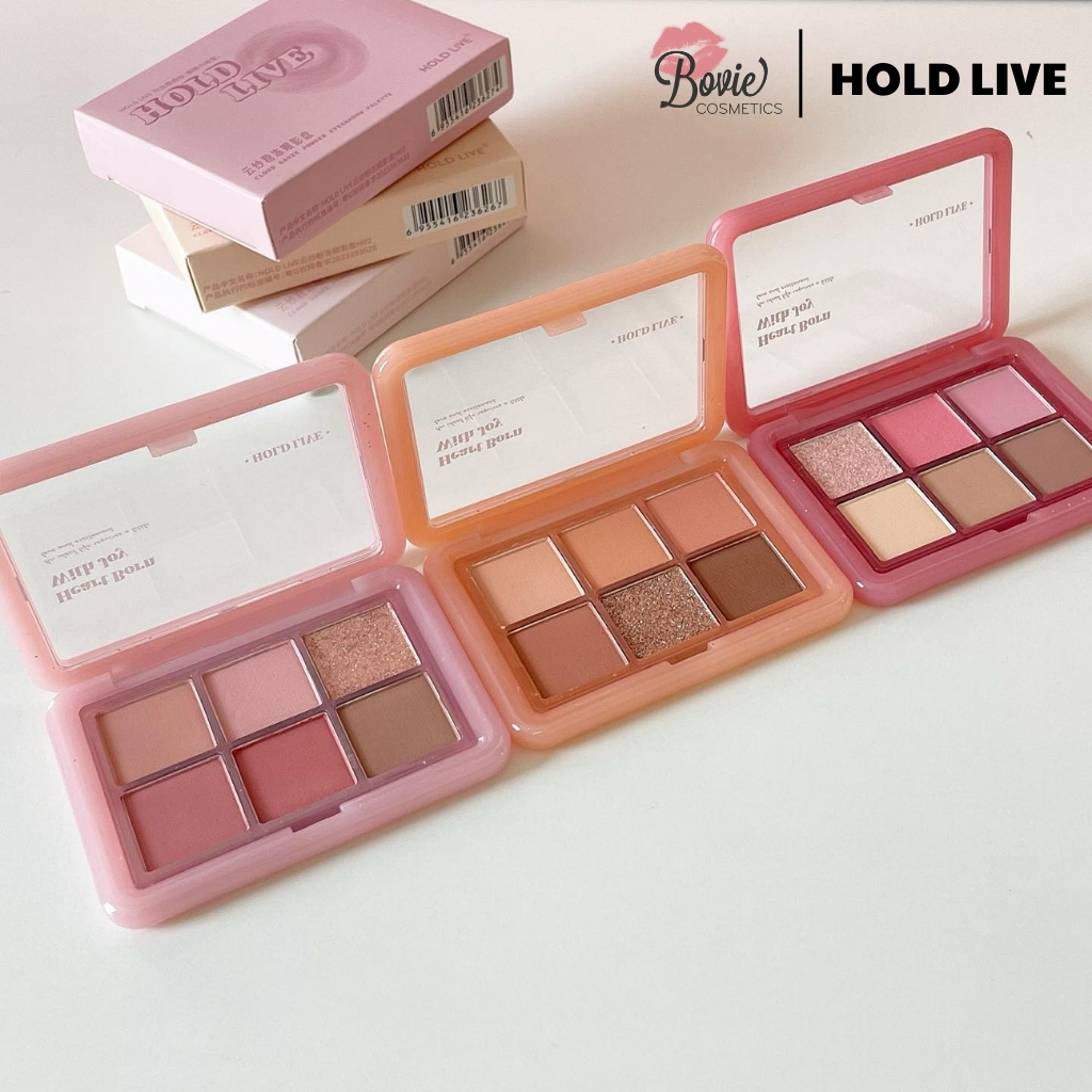 Bảng Phấn Mắt 6 Ô Hold Live Cloud Gauze Powder Eyeshadow Palette HL708 9g
