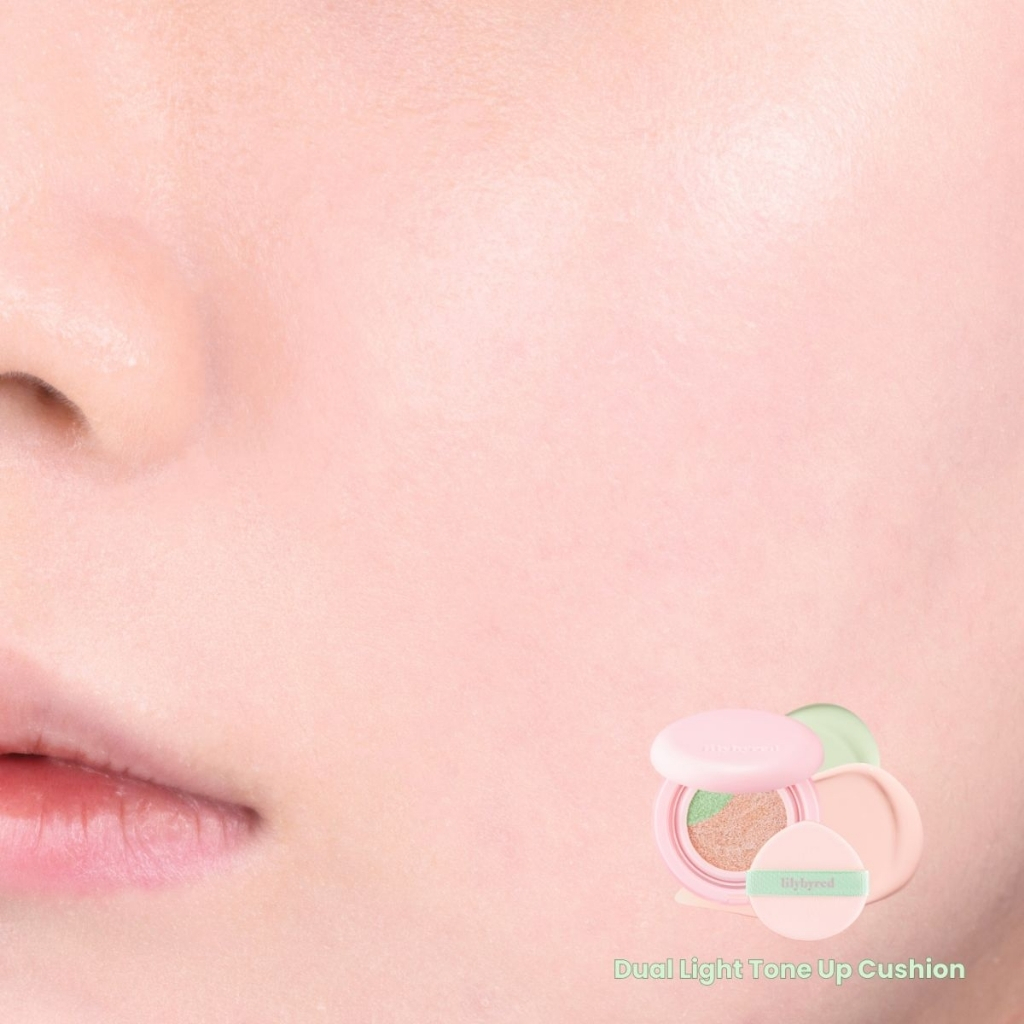 Phấn Nước Nâng Tông Thuần Chay Lilybyred Dual Light Tone Up Cushion 12g