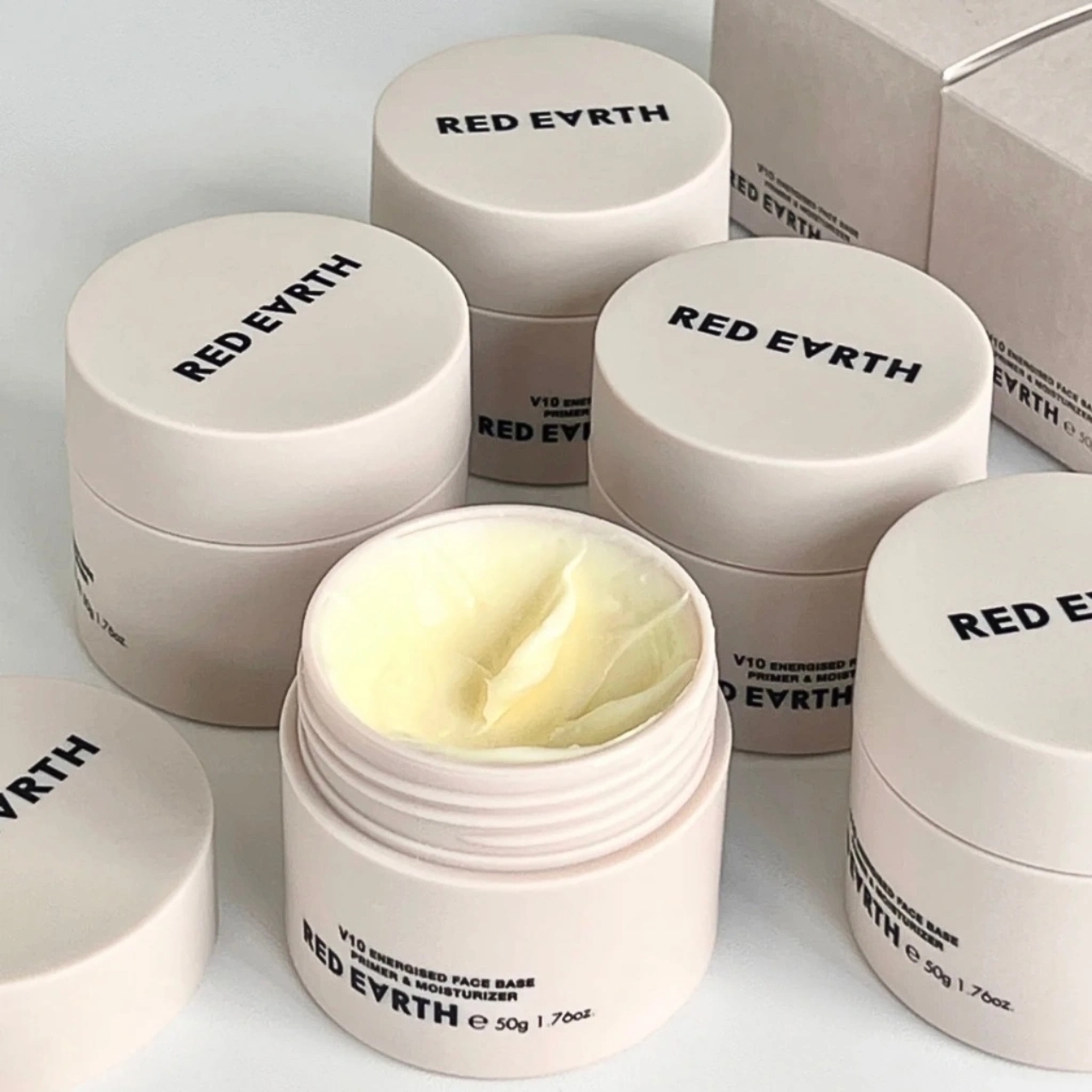 Kem lót RED EARTH V10 chính hãng cao cấp dưỡng ẩm che lỗ chân lông cho lớp make up hoàn hảo