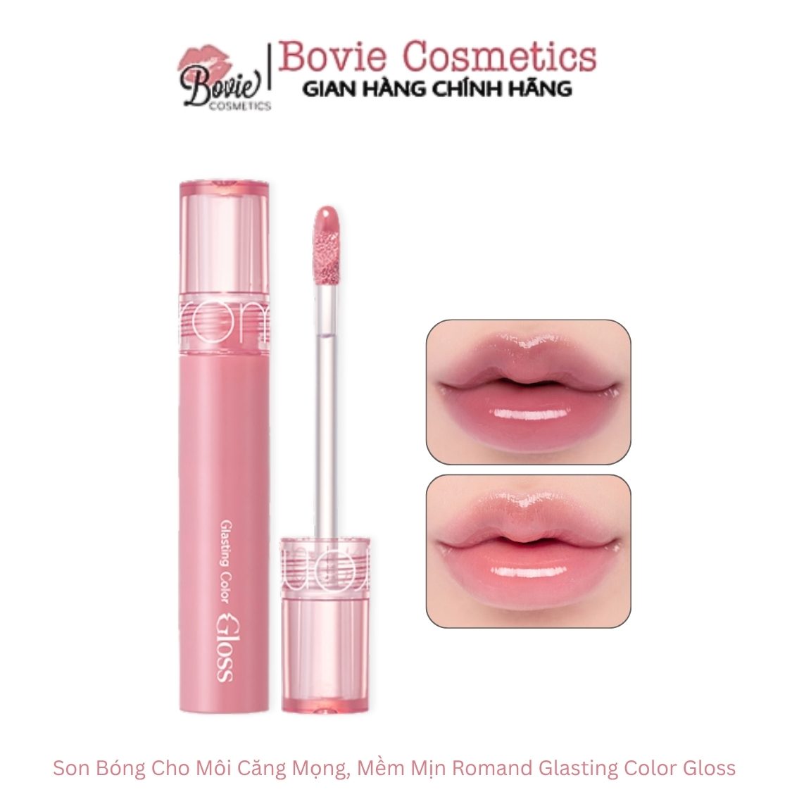 Son tint bóng Romand Glasting Color Gloss