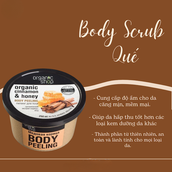 Tẩy Tế Bào Chết Toàn Thân Organic Shop Body Scrub