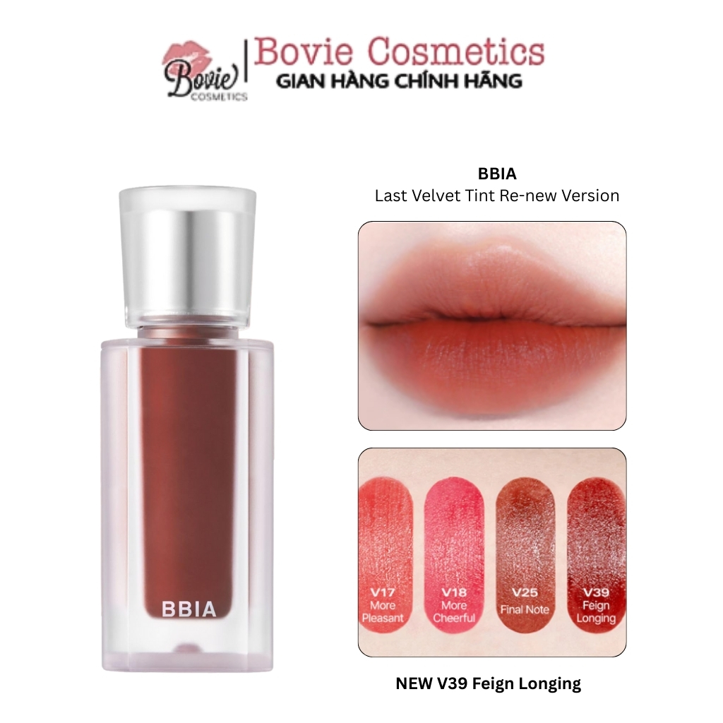 Son kem lì BBIA Last Velvet Tint ( Vỏ Mới )