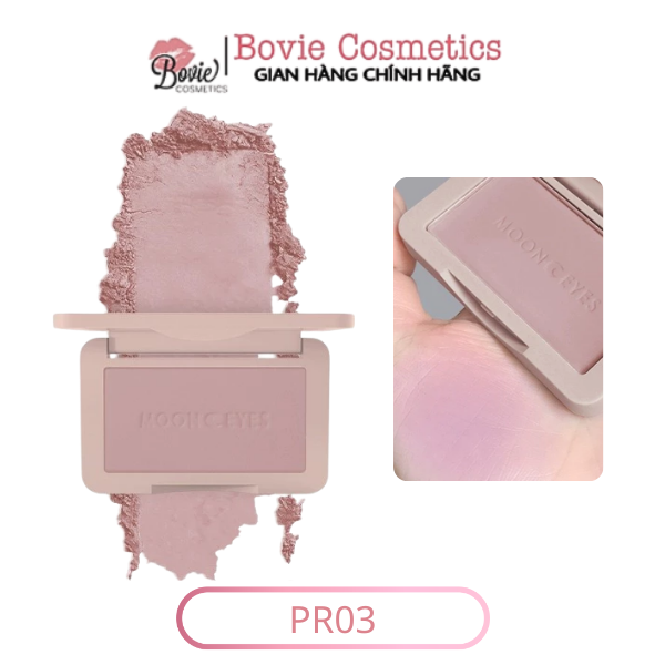 Phấn má hồng Moon Eyes / MoonEyes Color dạng bột mịn tạo khối trang điểm tự nhiên lâu trôi