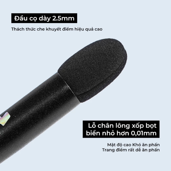 Set 3 Cọ Mút BLJ Pro Makeup Dòng Lightning, Dụng Cụ Trang Điểm Lớp Nền Set Cái 2 Cọ + 1 Bông Mút