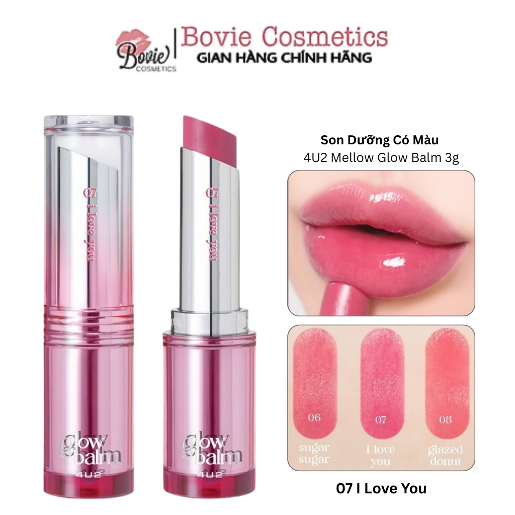 Son Dưỡng Có Màu 4U2 Mellow Glow Balm 3g