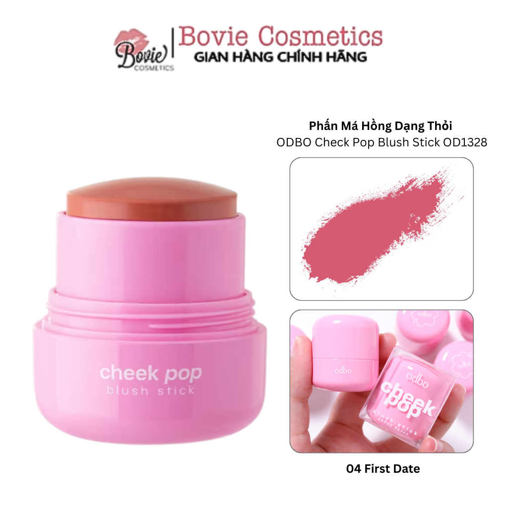 Phấn má hồng dạng thỏi odbo Cheek Pop Blush Stick OD1328