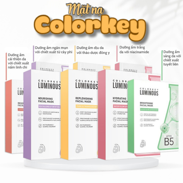 Mặt Nạ Colorkey Luminous B5 Facial Mask