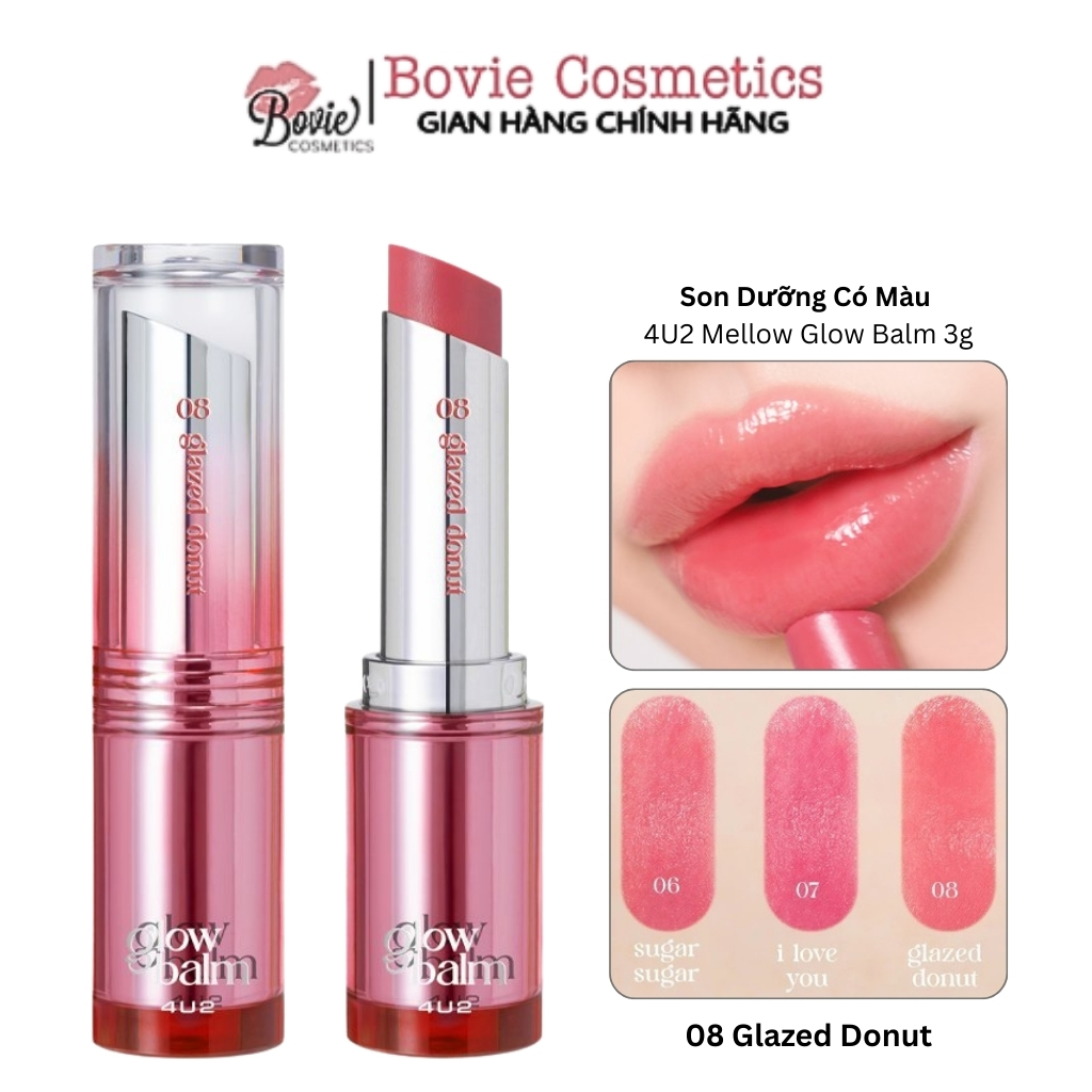 Son Dưỡng Có Màu 4U2 Mellow Glow Balm 3g