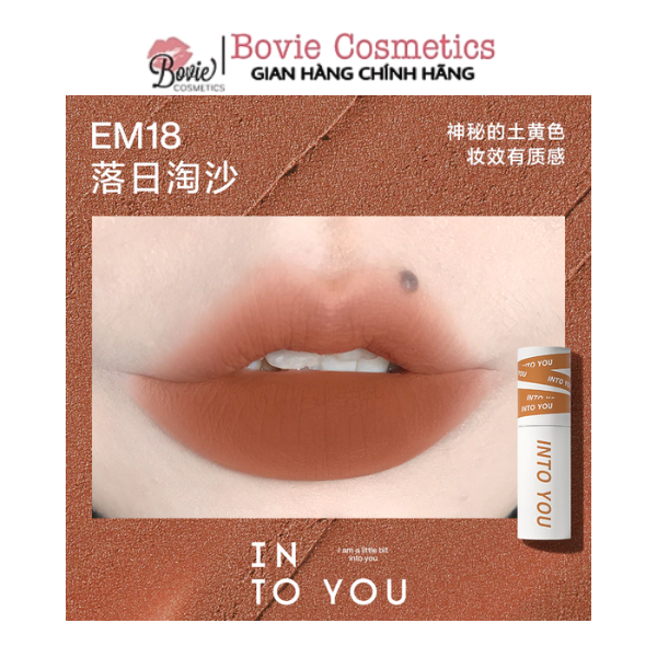 Son Kem Bùn & Má Hồng Mịn Môi Lâu Trôi Into You Shero Super Matte Lip & Cheek Mud 2g
