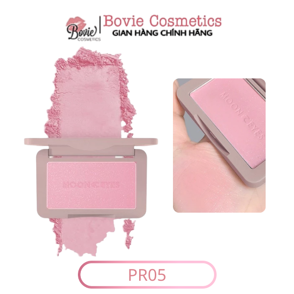 Phấn má hồng Moon Eyes / MoonEyes Color dạng bột mịn tạo khối trang điểm tự nhiên lâu trôi