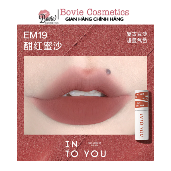 Son Kem Bùn & Má Hồng Mịn Môi Lâu Trôi Into You Shero Super Matte Lip & Cheek Mud 2g