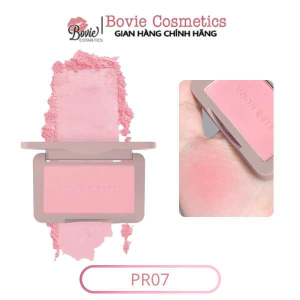Phấn má hồng Moon Eyes / MoonEyes Color dạng bột mịn tạo khối trang điểm tự nhiên lâu trôi