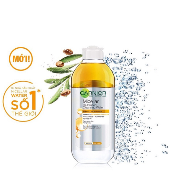 Nước Tẩy Trang Làm Sạch Sâu Garnier Micellar Cleansing Water
