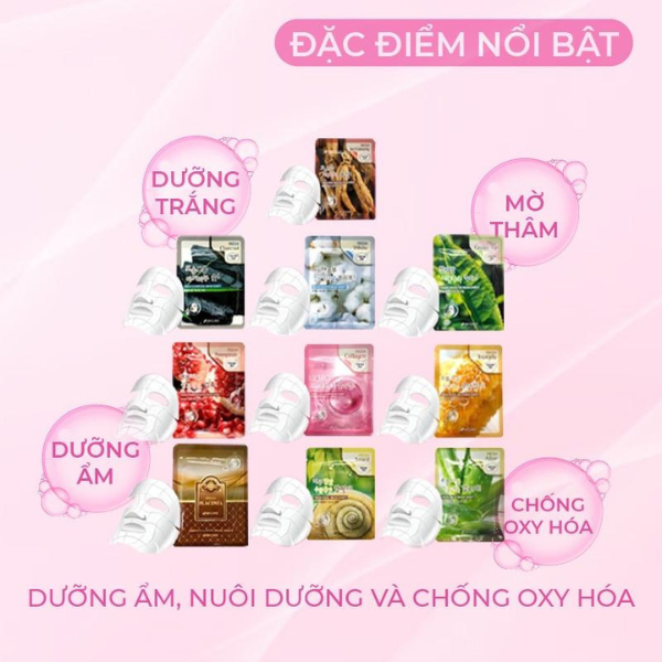 Mặt Nạ Giấy Dưỡng Da 3W CLINIC Fresh Mask Sheet
