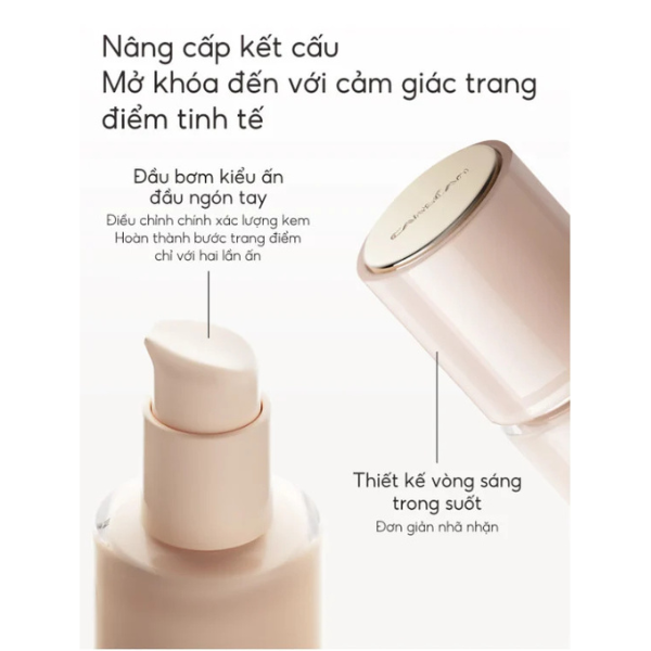 Kem Nền Carslan Dạng Lỏng Kiểm Soát Dầu Lâu Trôi Chống Thấm Nước Suốt 24h