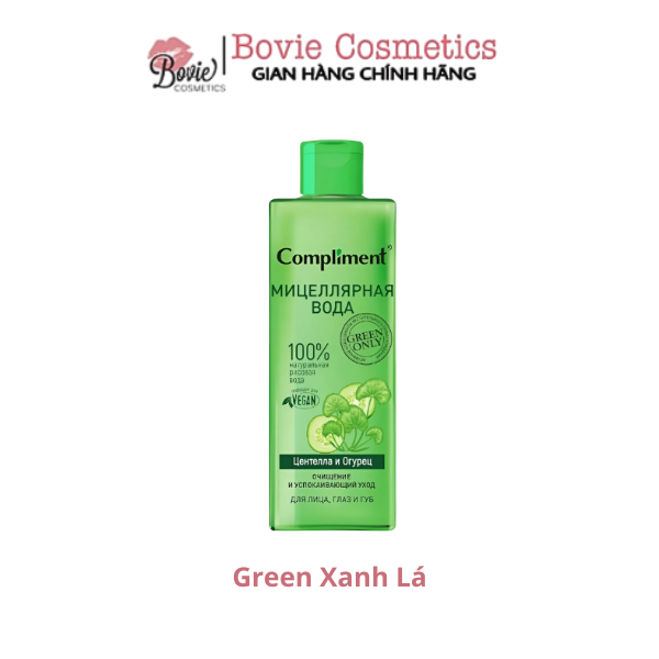 Nước Tẩy Trang Compliment 3in1 400ml Micellar Water Làm Sạch, Giữ Ẩm Và Dưỡng Mềm Da