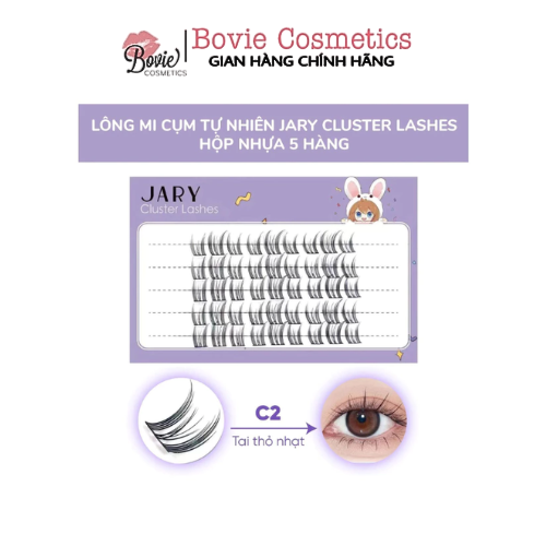 Mi cụm tự nhiên Jary Cluster Lashes