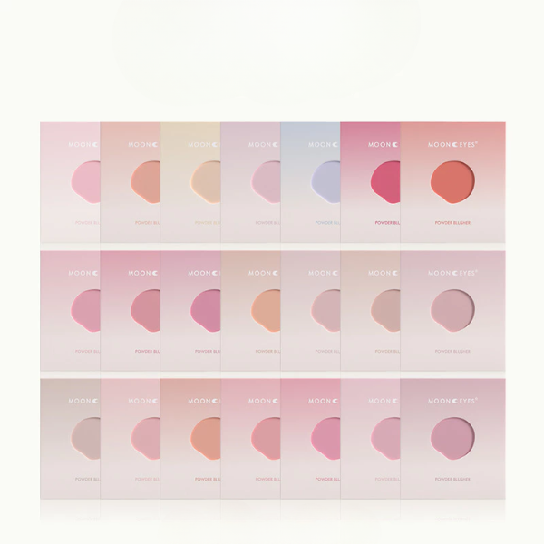 Phấn Má Hồng Moon Eyes Đám Mây Đơn Sắc Early Eight Series Blush 3.5g