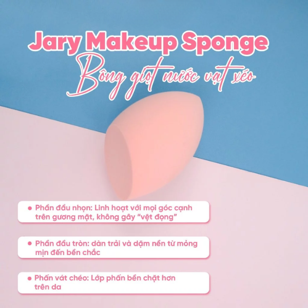 Mút Trang Điểm Jary Makeup Sponge - Dạng Túi