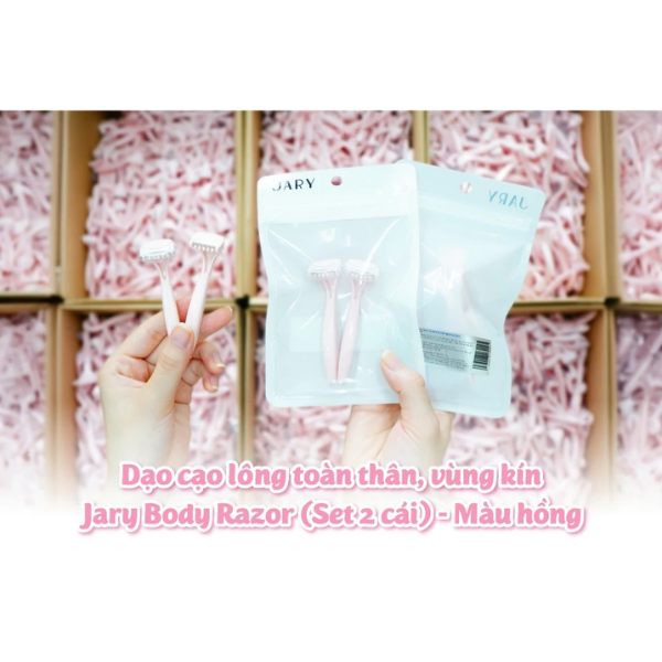 Set 2 Cái Dao Cạo Lông Toàn Thân, Vùng Kín Jary Body Razor