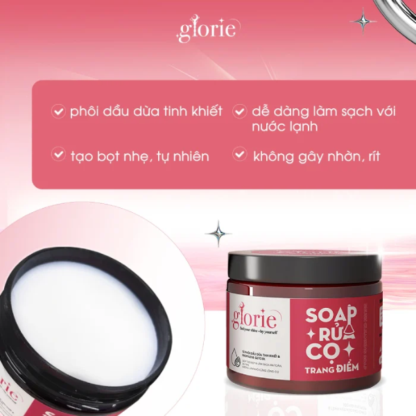 Soap Rửa Cọ Trang Điểm Glorie Brush Cleansing Soap